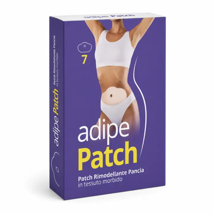 Adipe Patch su sfondo bianco