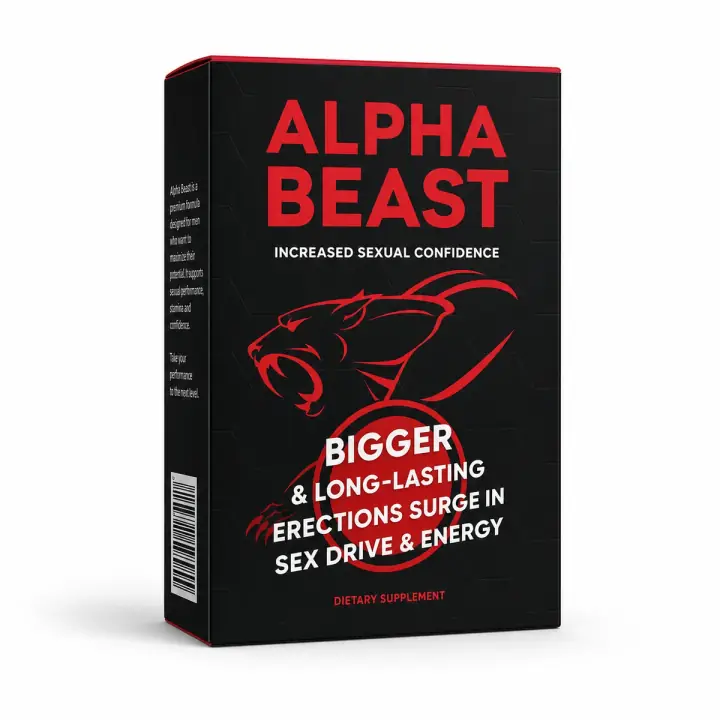 Alpha Beast su sfondo bianco