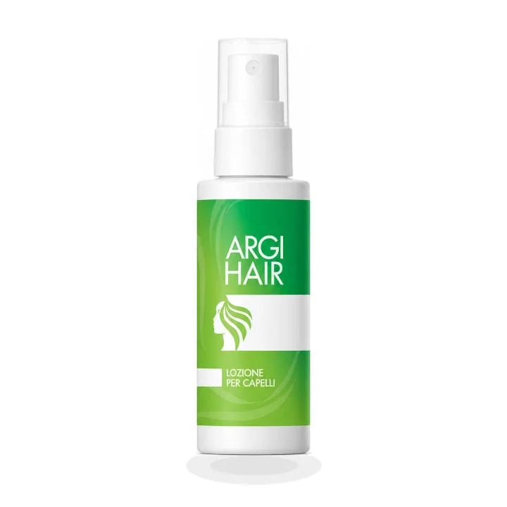 Argi Hair su sfondo bianco