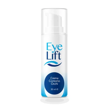 EyeLift su sfondo bianco