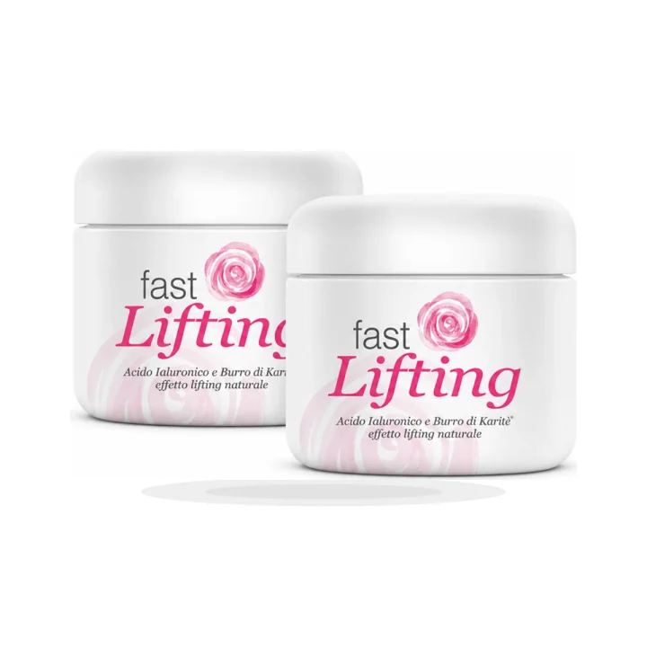 Fast Lifting su sfondo bianco