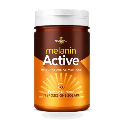 Melanin Active su sfondo bianco
