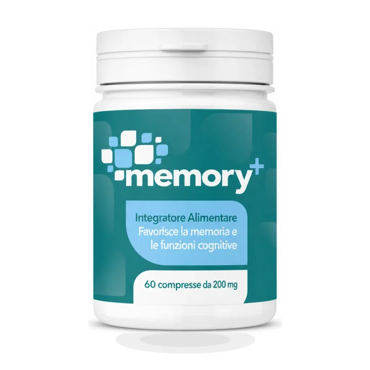 Memory+ su sfondo bianco