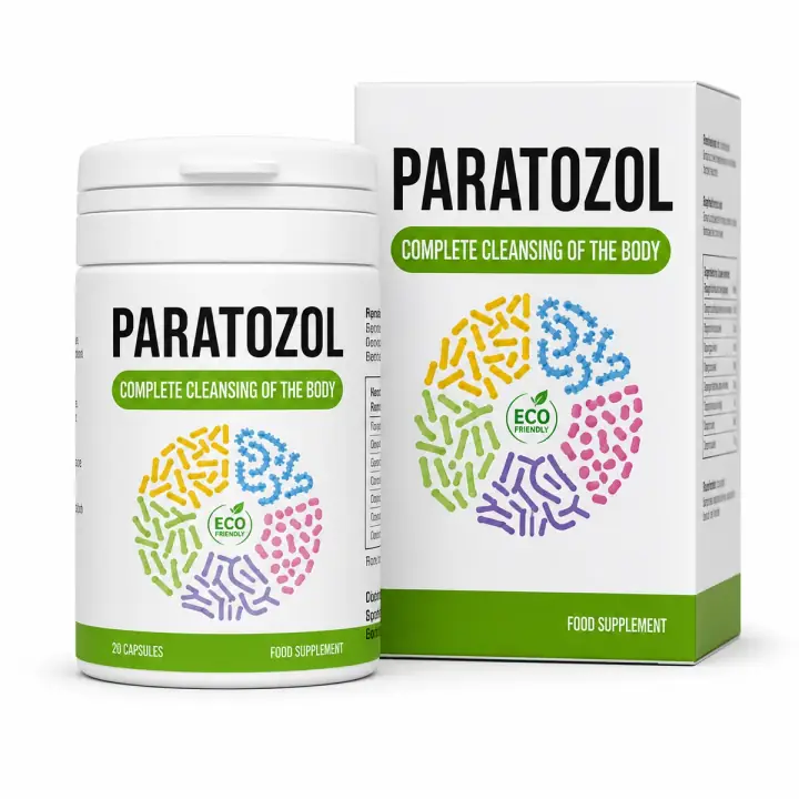 Paratozol su sfondo bianco