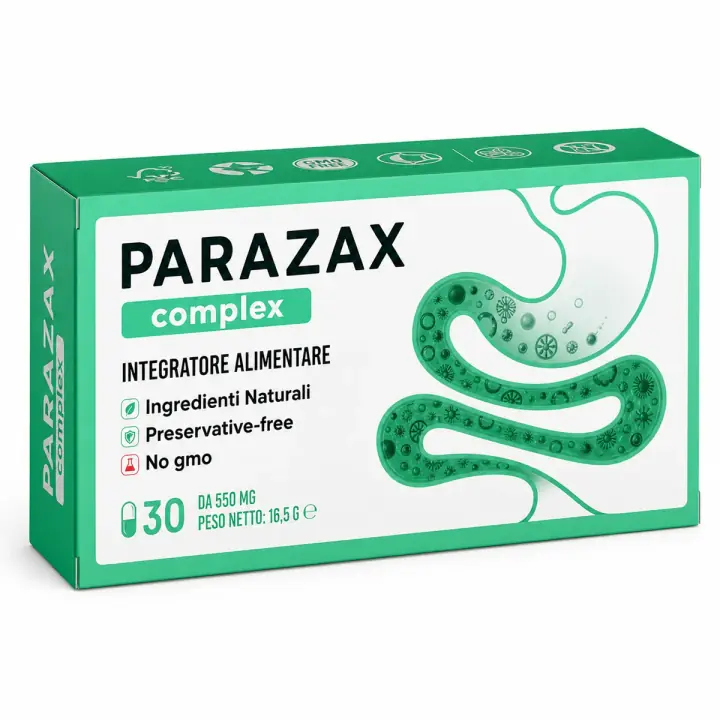 Parazax Complex su sfondo bianco