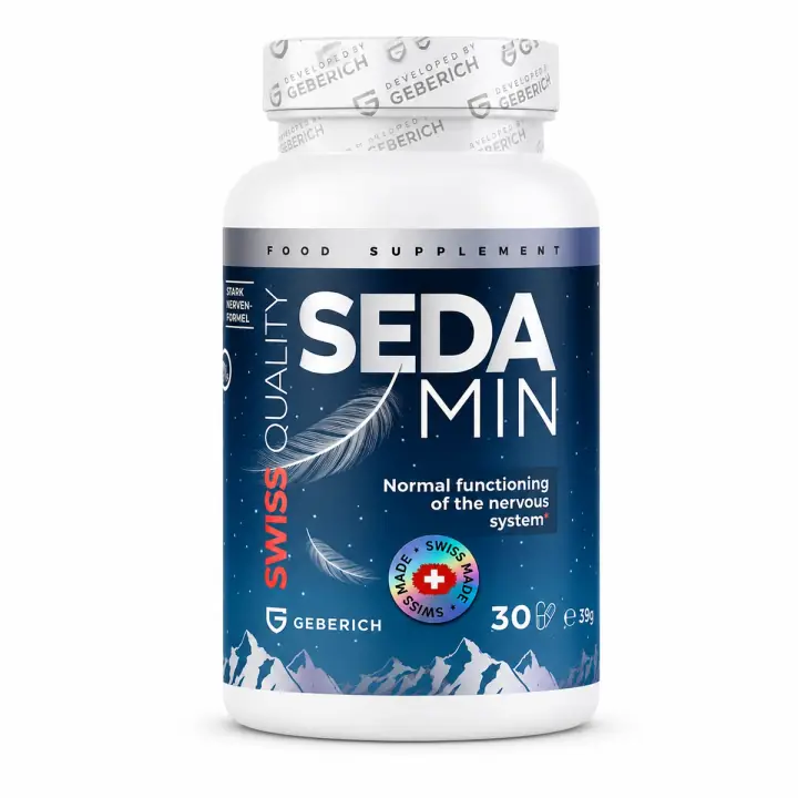 Sedamin su sfondo bianco