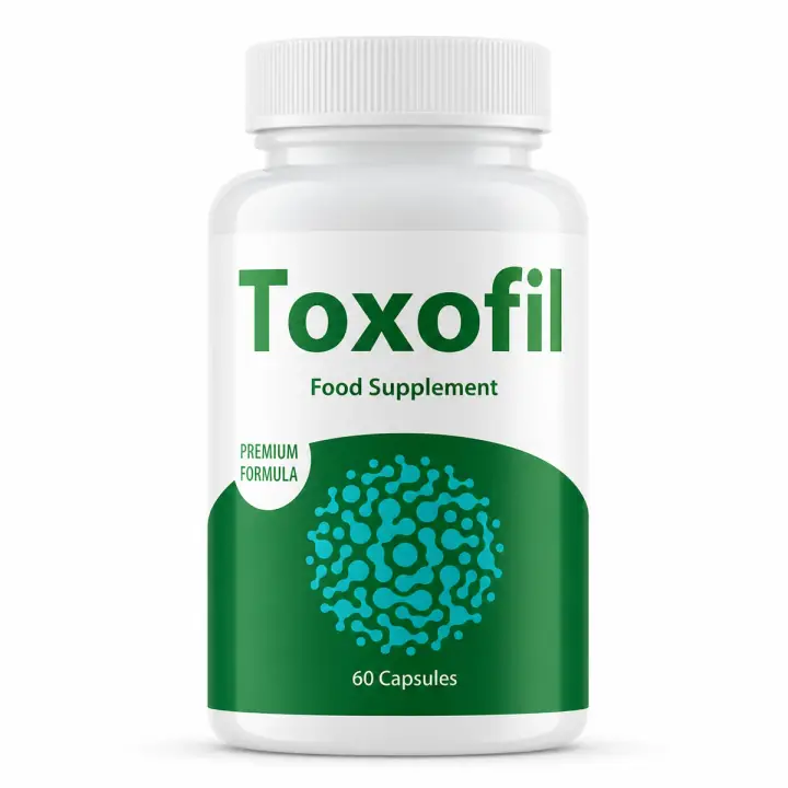 Toxofil su sfondo bianco